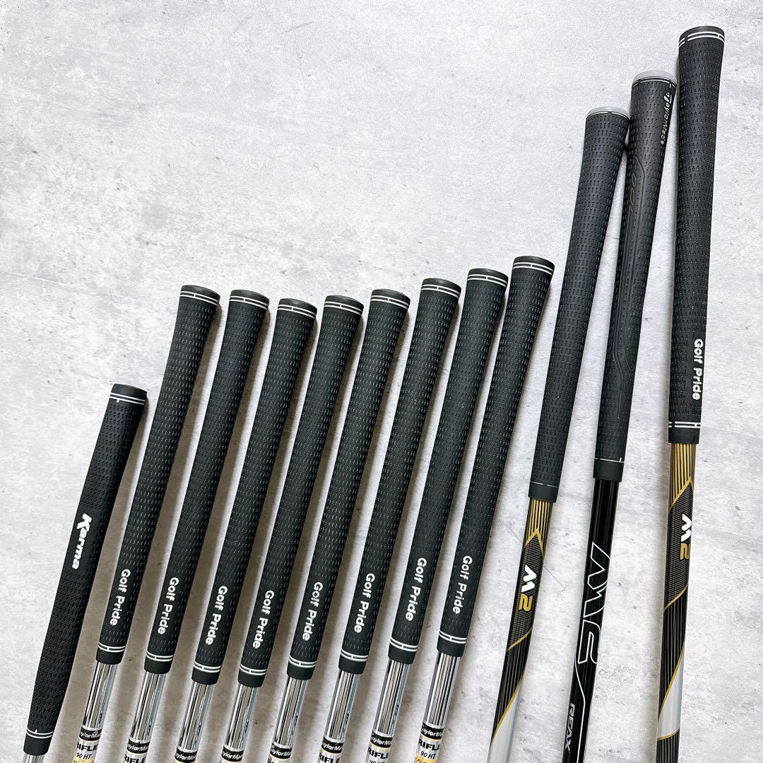 TaylorMade M2 ゴルフクラブセット メンズ フルセット 【K574】