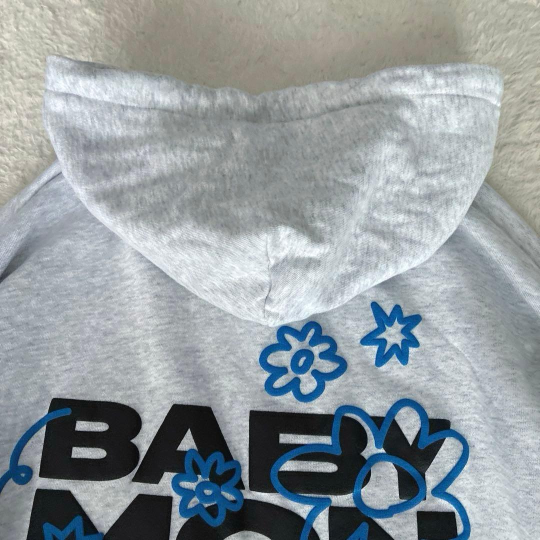 美品✨BABYMONSTER ベビーモンスター フーディー パーカー グレー