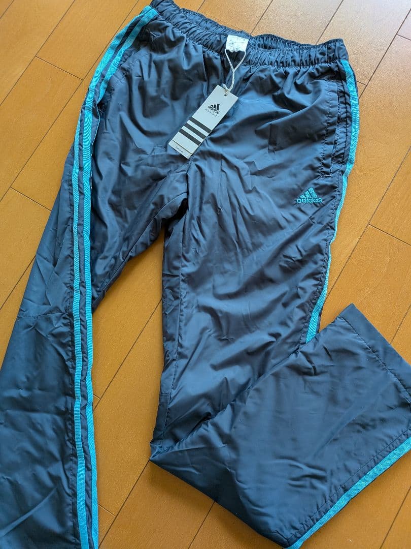 ■超新品■adidas ウインドブレーカー　上下セット レデイース　M　濃紺