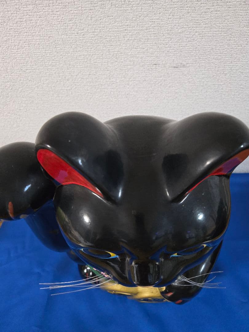超特大　黒猫　招き猫　まねきねこ貯金箱　最終値下げ