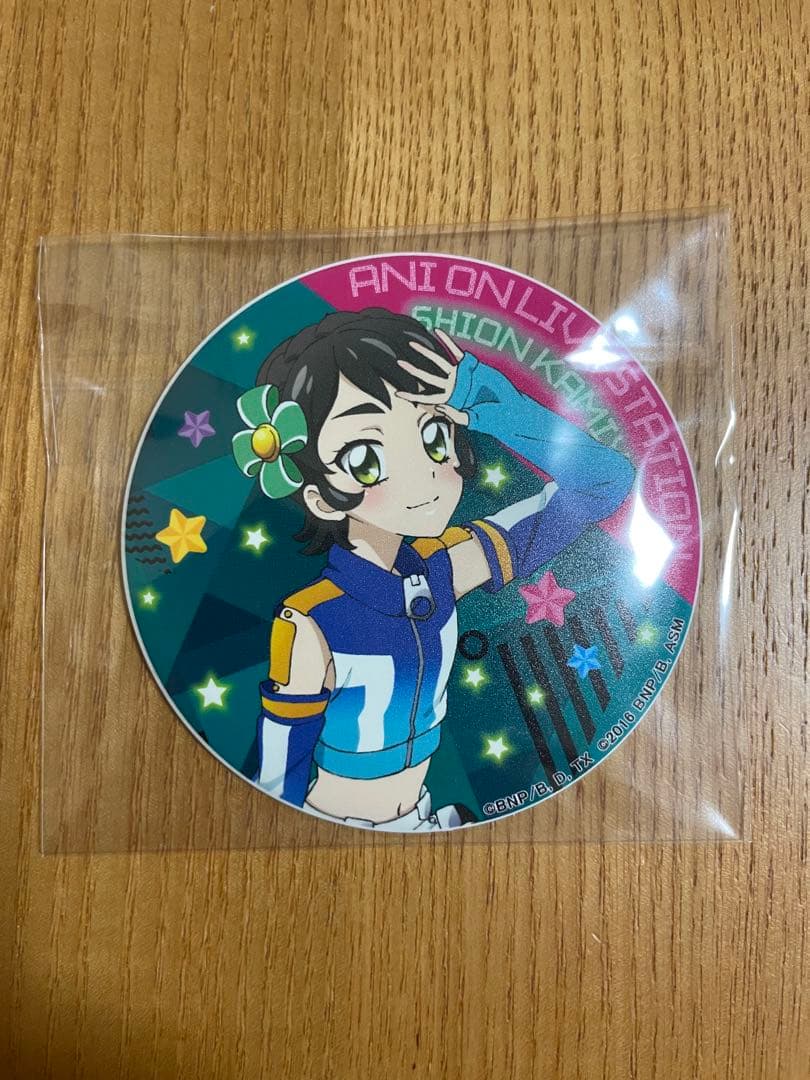 【神谷しおん・まとめ売り】アイカツ アニON マグネット付きバッジ3個セット