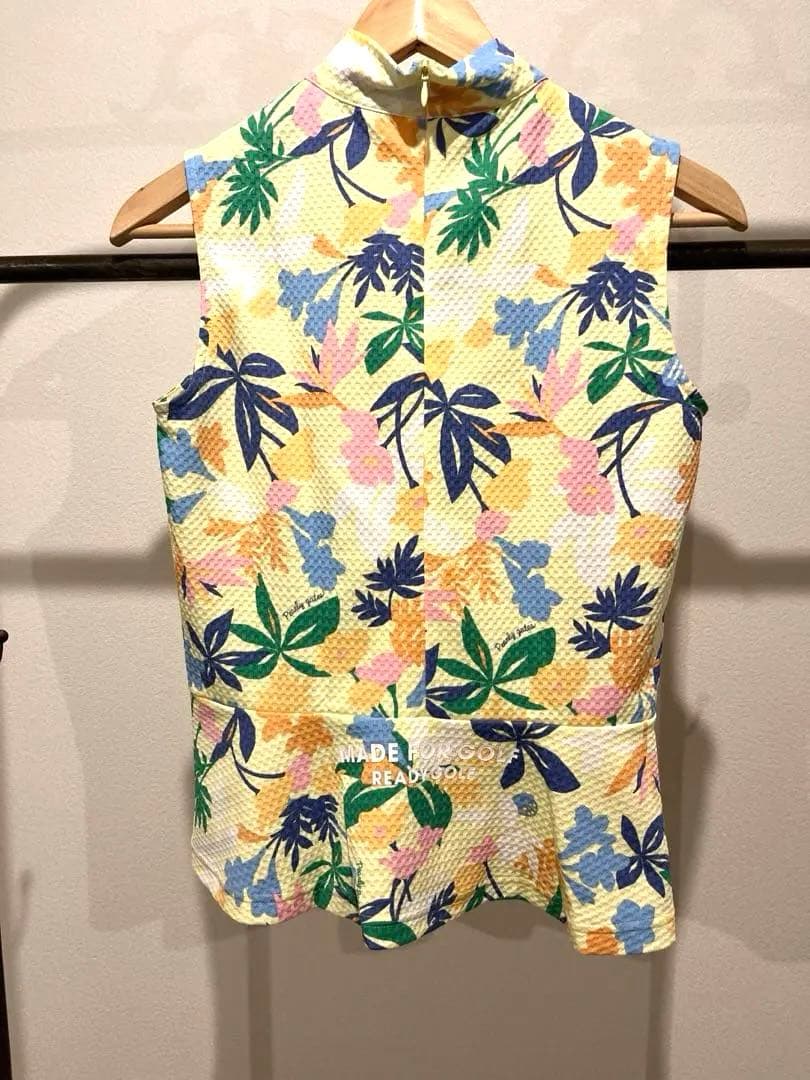 【超美品】パーリーゲイツ　上下セット　レディース　　夏物ゴルフウエア