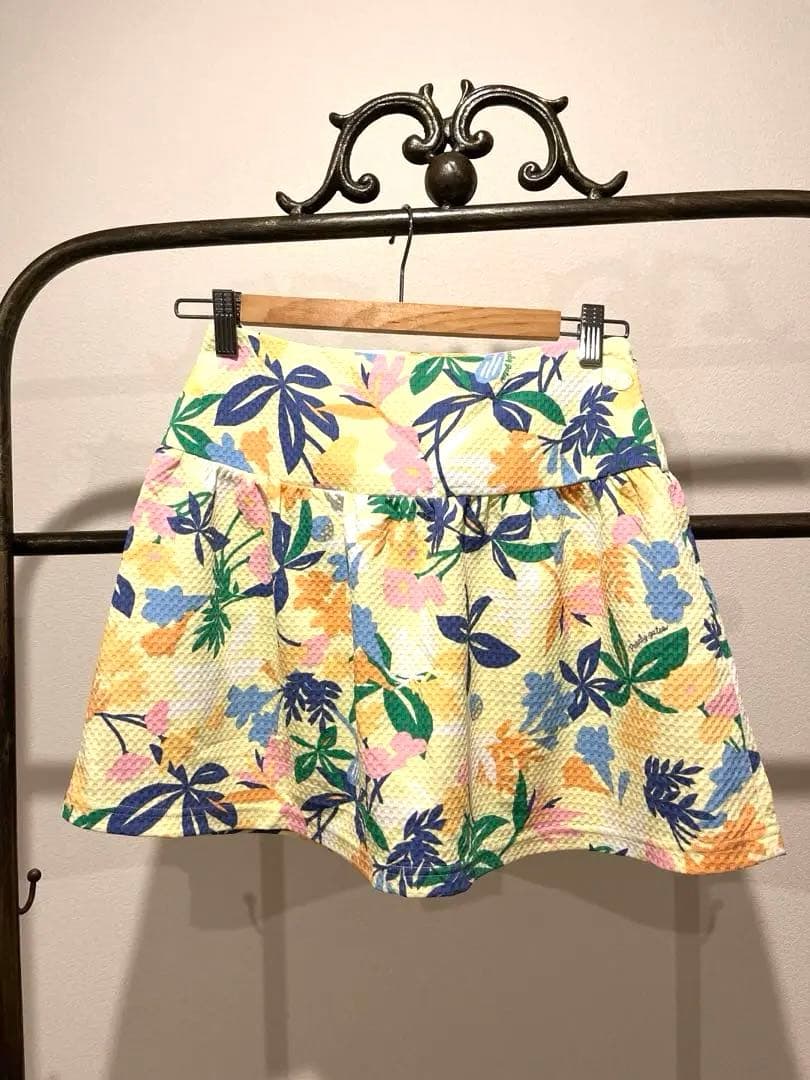 【超美品】パーリーゲイツ　上下セット　レディース　　夏物ゴルフウエア