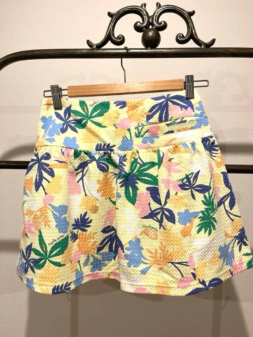 【超美品】パーリーゲイツ　上下セット　レディース　　夏物ゴルフウエア