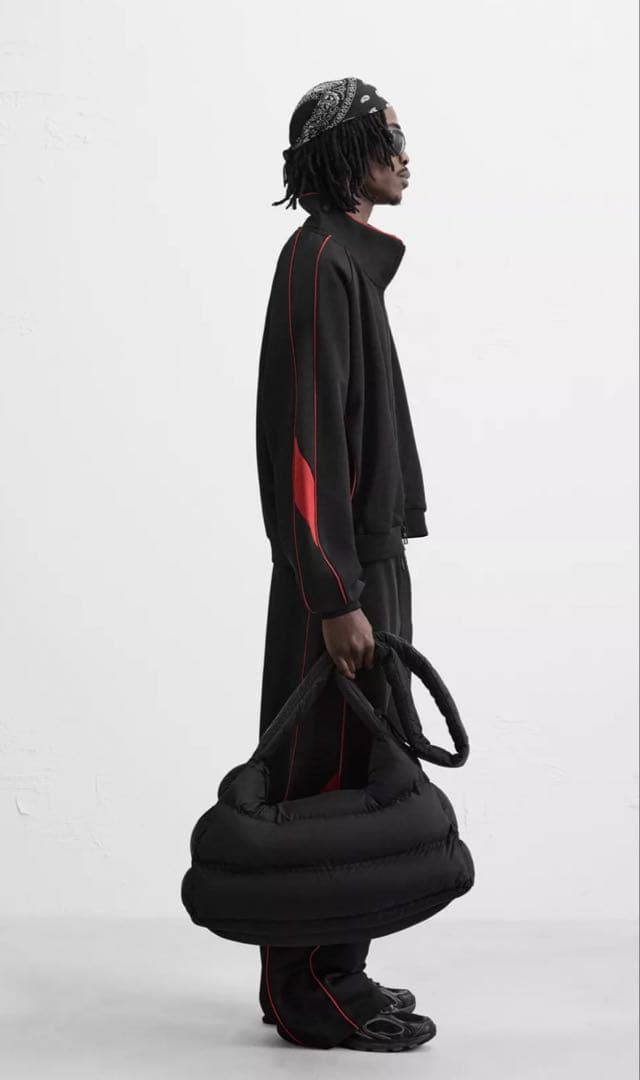 2175 新品　ZARA 完売品　レトロ　サッカー　ジャケット　ブラック　M