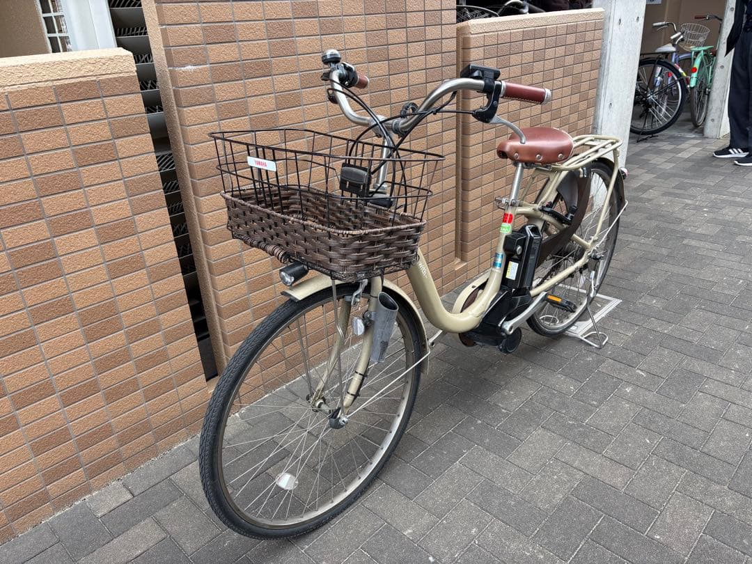 尼崎渡し限定！　電動アシスト自転車 ベージュ シティタイプ