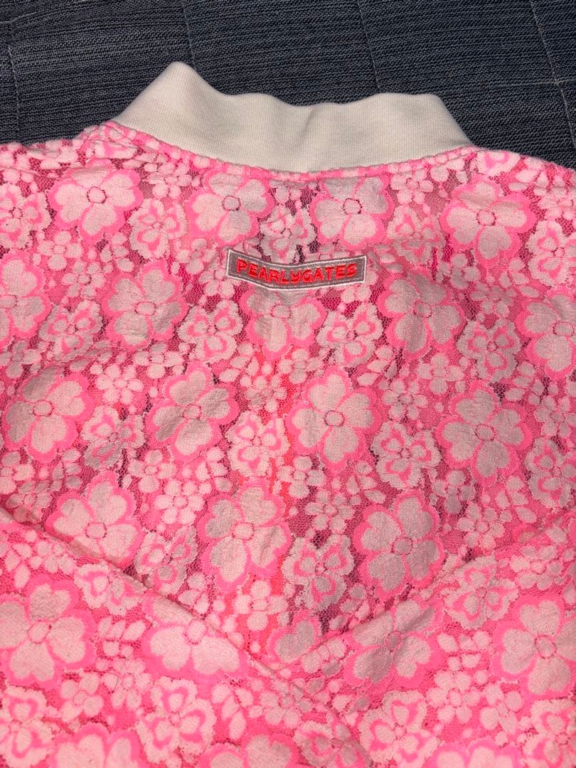 （美品）パーリーゲイツ、花柄、フルジップブルゾン、パンツ、セットアップ、サイズ1