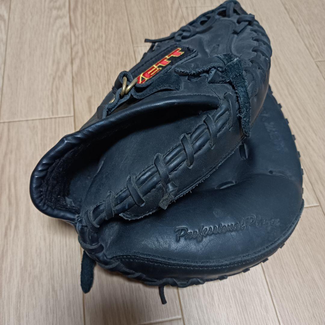 ZETT　キャッチャーミット　軟式　BRC39112　ブラック　右利き