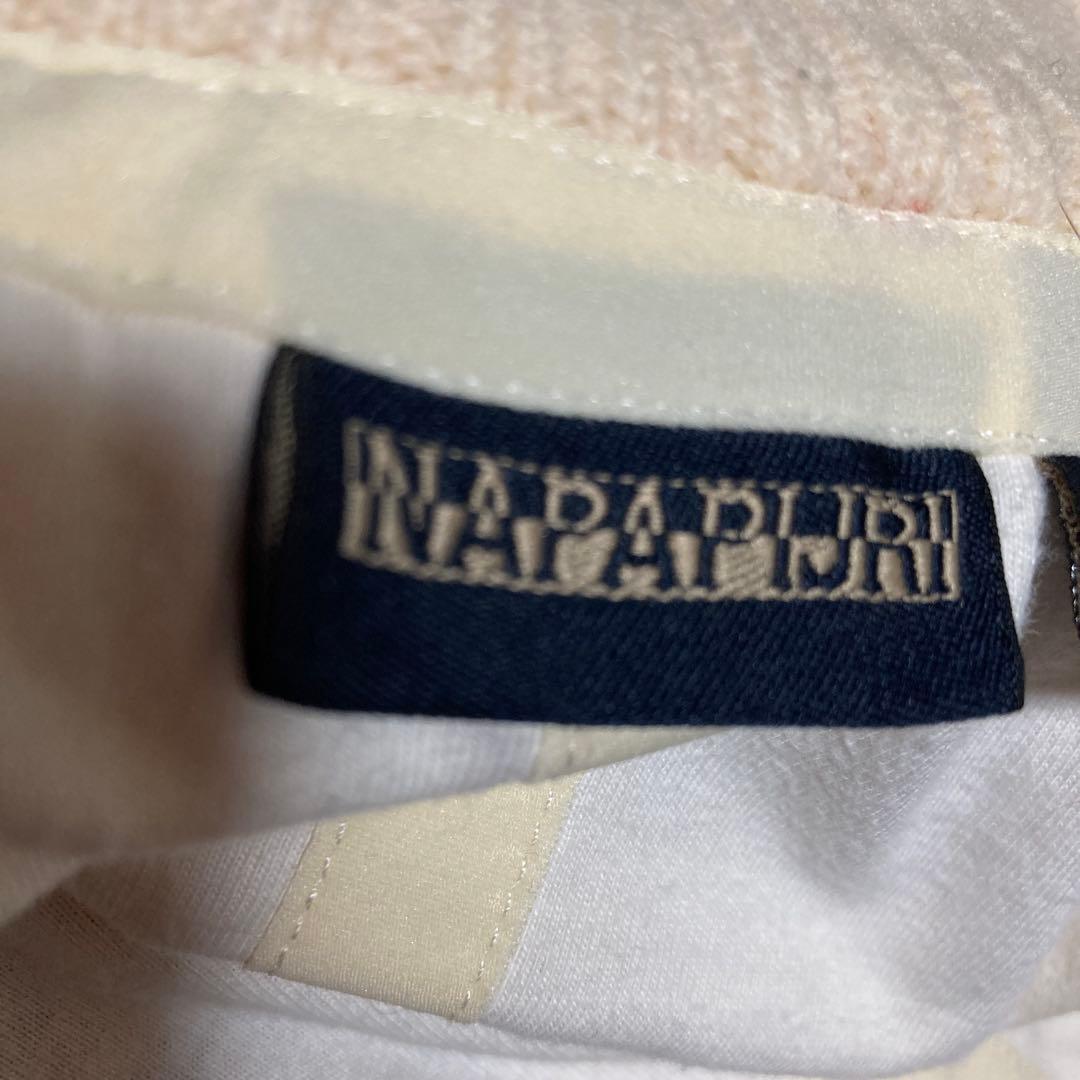 NAPAPIJRIアイボリー ボアジャケット レディース
