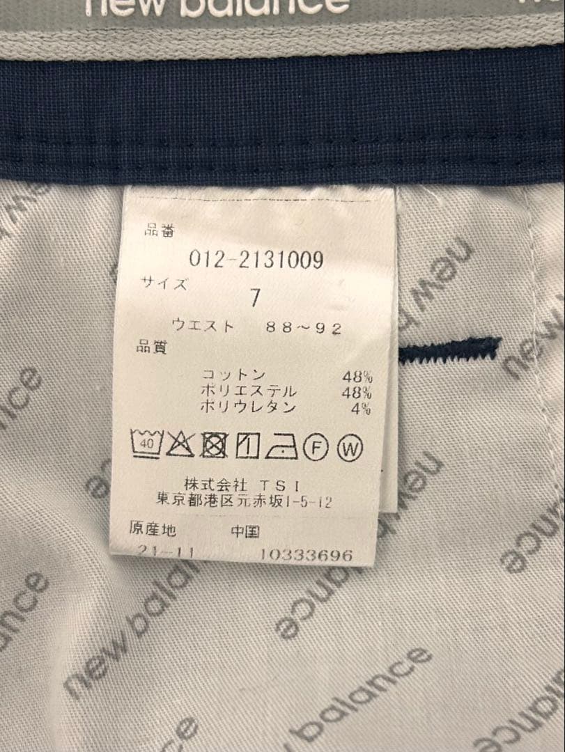 new balance golf スリムロングパンツ