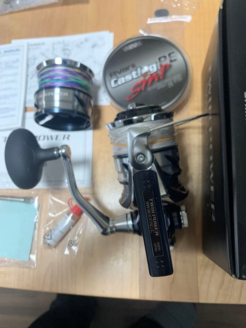 SHIMANO TWIN POWER SW 14000XG 予備スプールつき