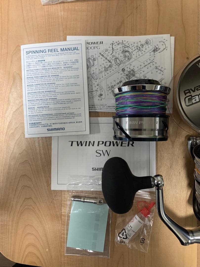 SHIMANO TWIN POWER SW 14000XG 予備スプールつき