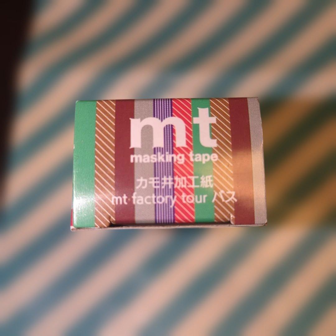 カモ井加工紙 mt factory tour バス　1台