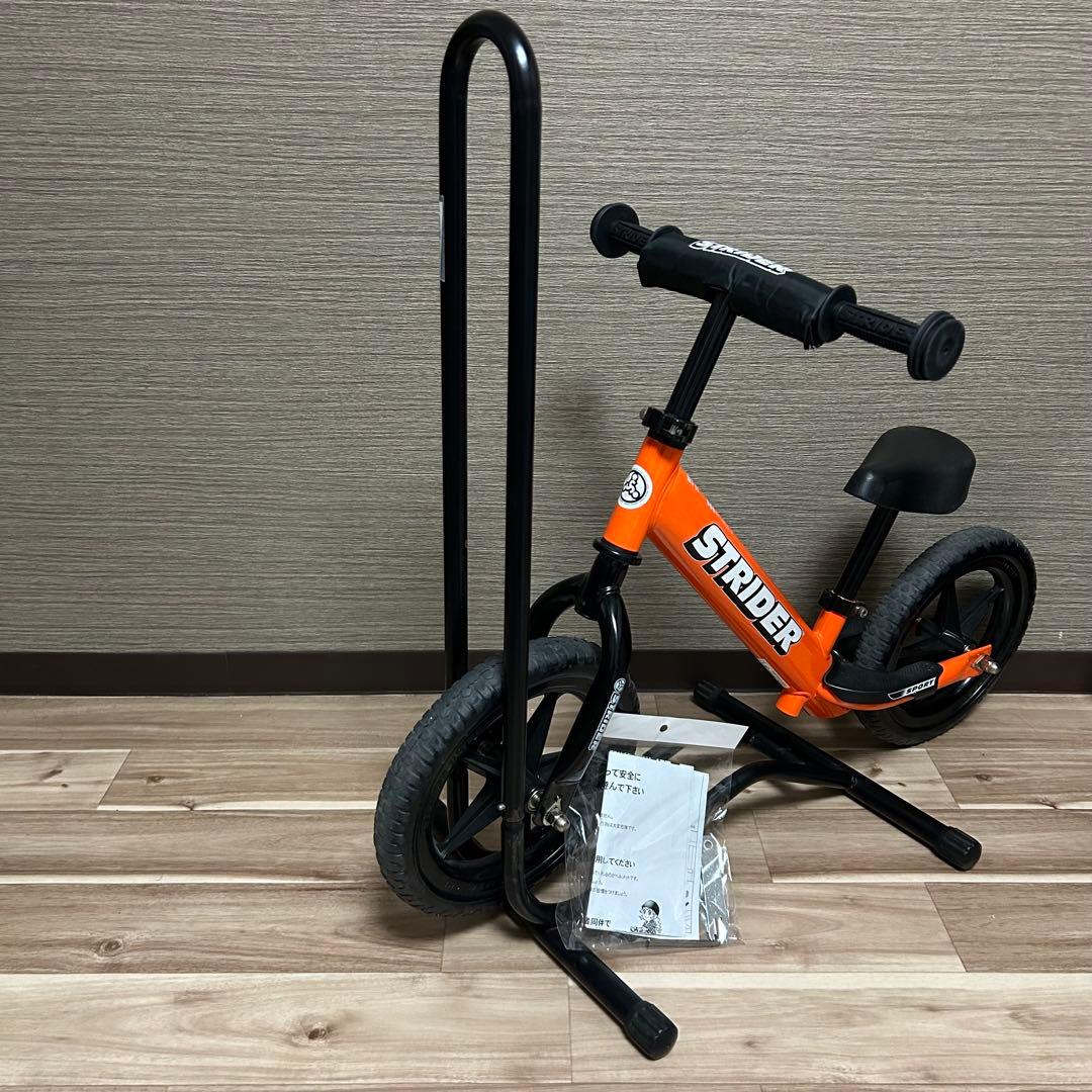 極美品！STRIDER バランスバイク オレンジ 12インチ　スポーツモデル