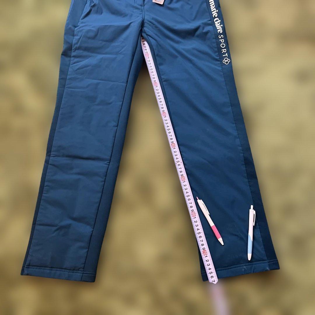 新品LLサイズ　マリクレールゴルフ撥水暖か中綿ダンボールニットハイブリットパンツ