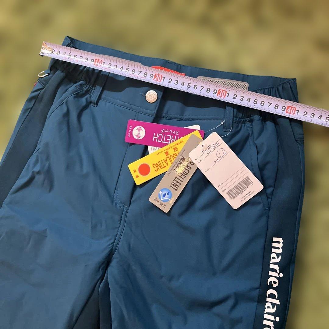 新品LLサイズ　マリクレールゴルフ撥水暖か中綿ダンボールニットハイブリットパンツ
