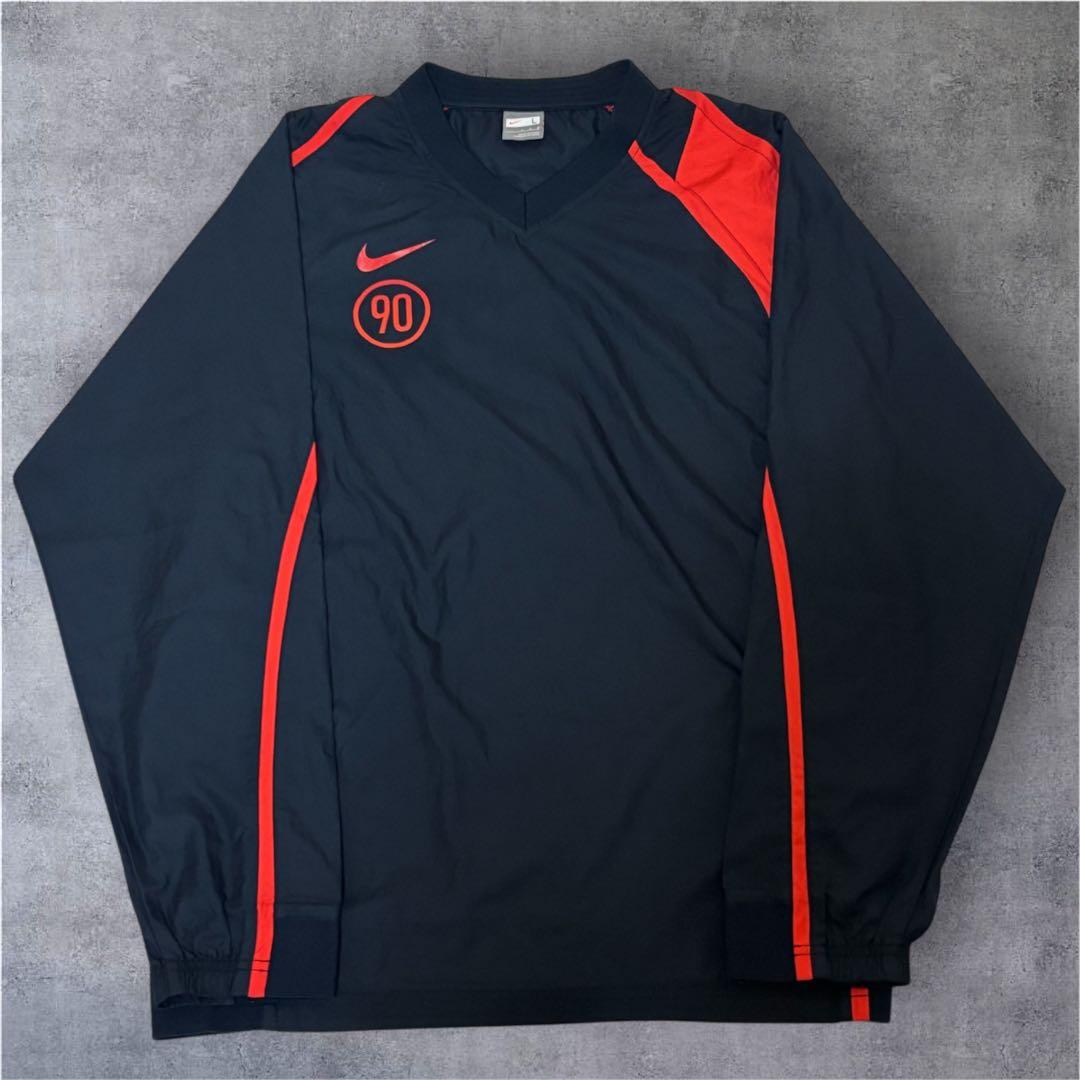 NIKE 00s total90 Vneckpullover y2kセットアップ
