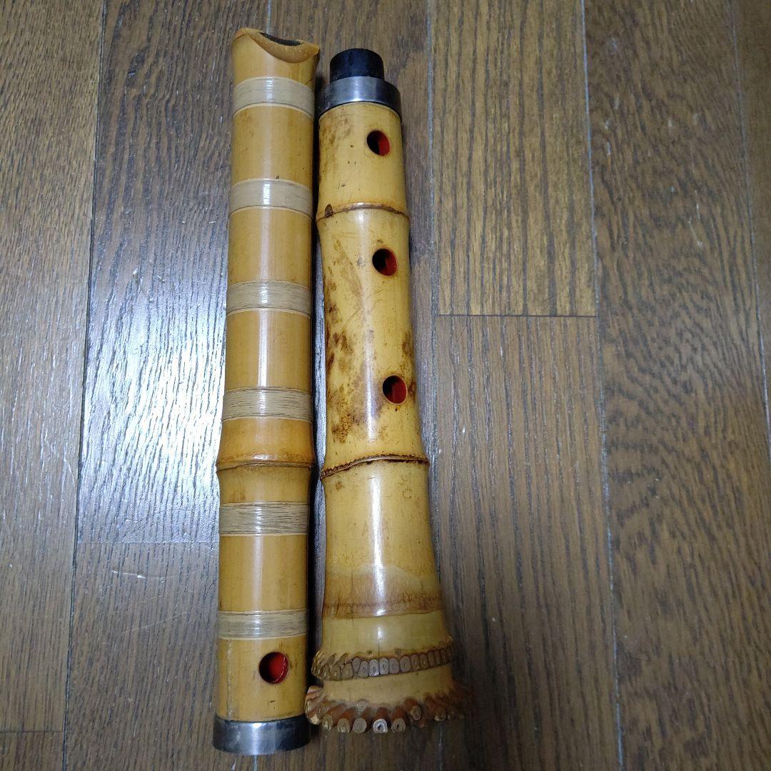 竹仙在銘尺八一尺八寸管　検　和楽器　尺八　虚無僧　都山流