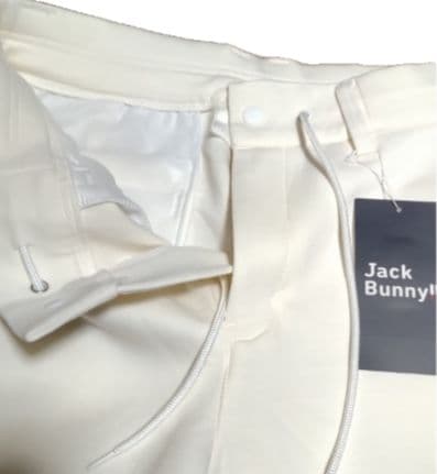 ✩新品未使用☆Jack Bunny!!ジョガーパンツ ホワイトサイズ5ストレッチ