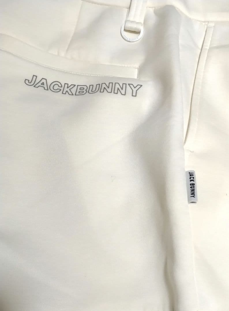 ✩新品未使用☆Jack Bunny!!ジョガーパンツ ホワイトサイズ5ストレッチ