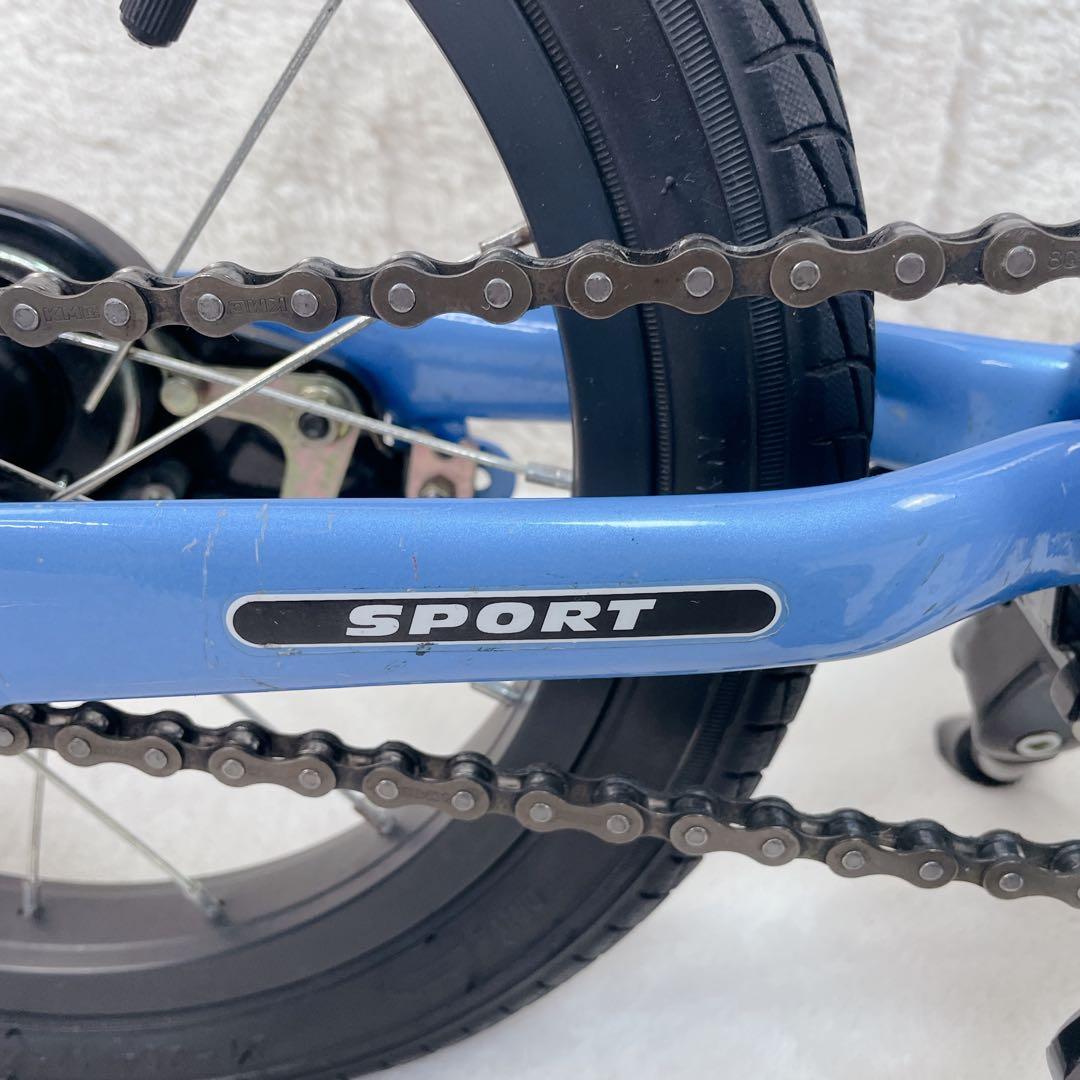 ✨美品✨ストライダー 14x　ブルー　 キックスタンド装備 変身バイク
