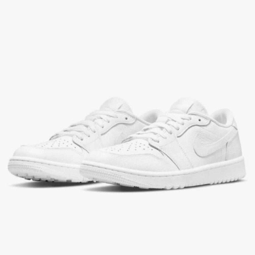 Nike Air Jordan 1 Low G トリプルホワイト 28.5cm