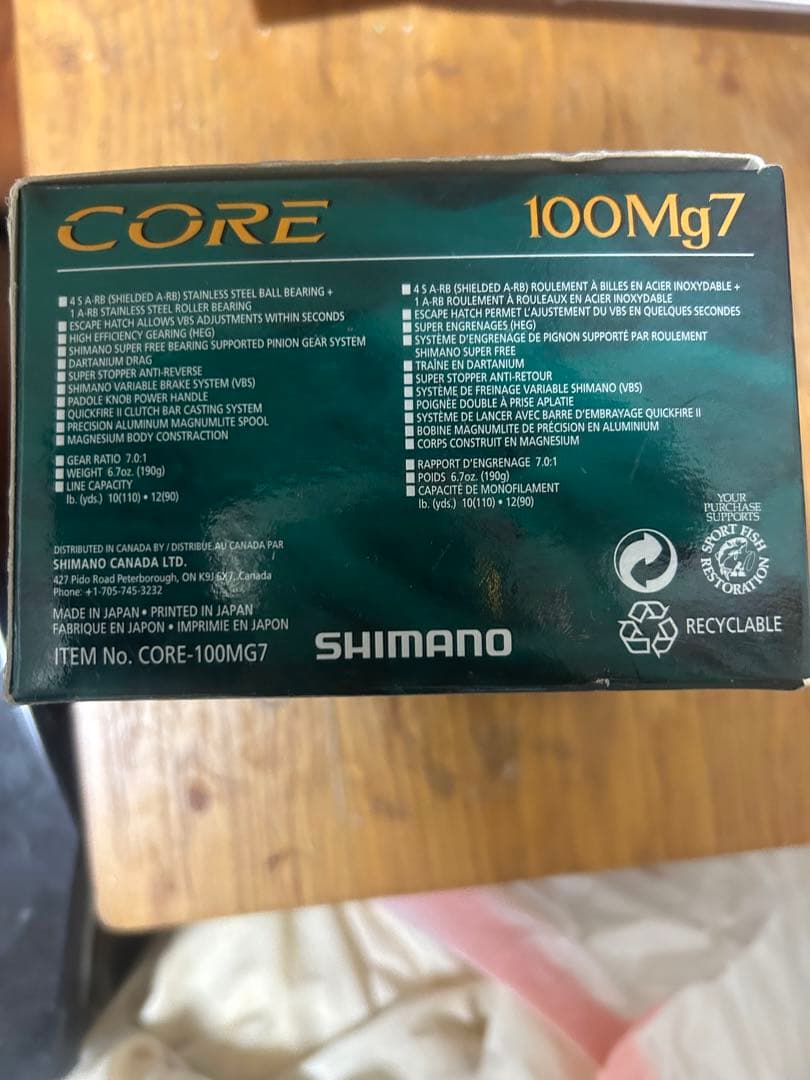 あ*】様 シマノ07メタニウムmg7 逆輸入モデルCore100mg7