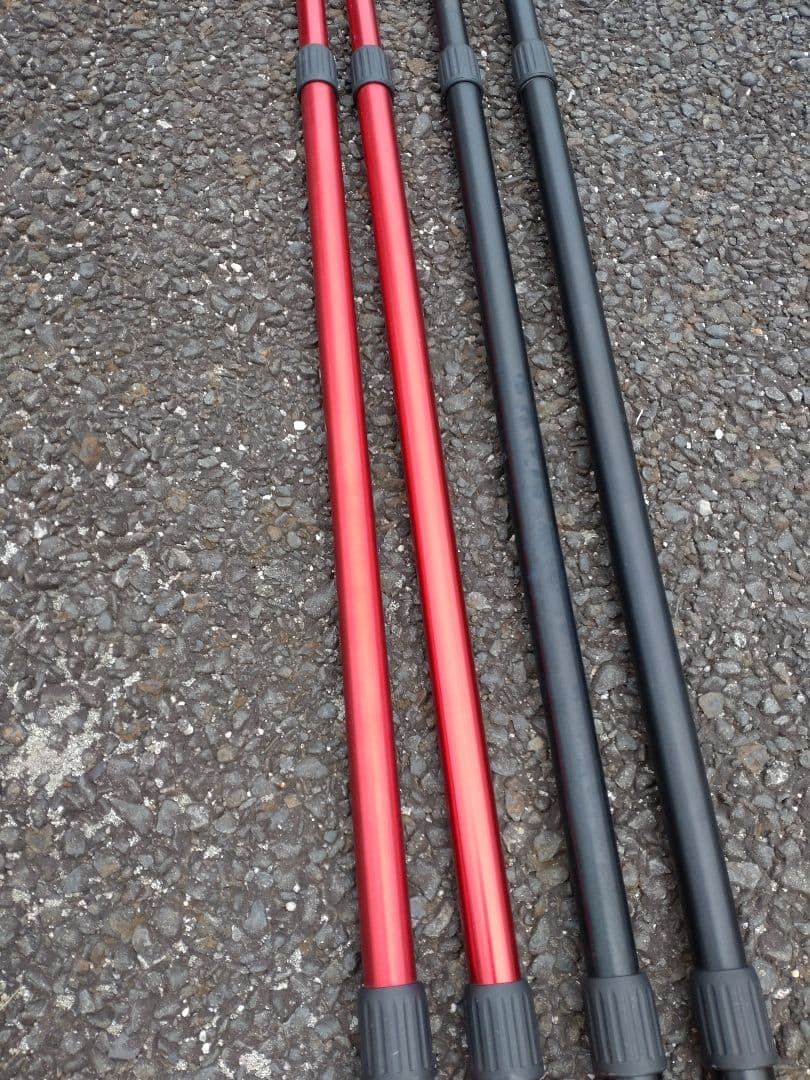 FIELDDOOR アルミタープポール 4本セット