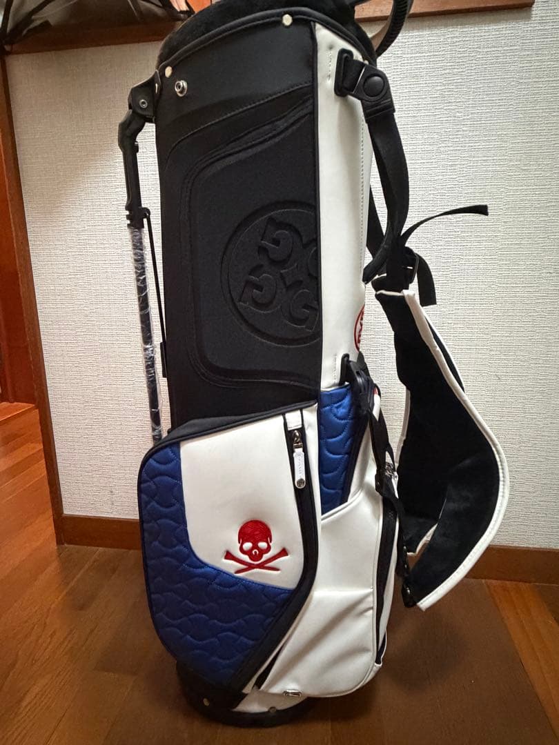 新品 G/FORE スタンドキャディバッグ ホワイト/ネイビー