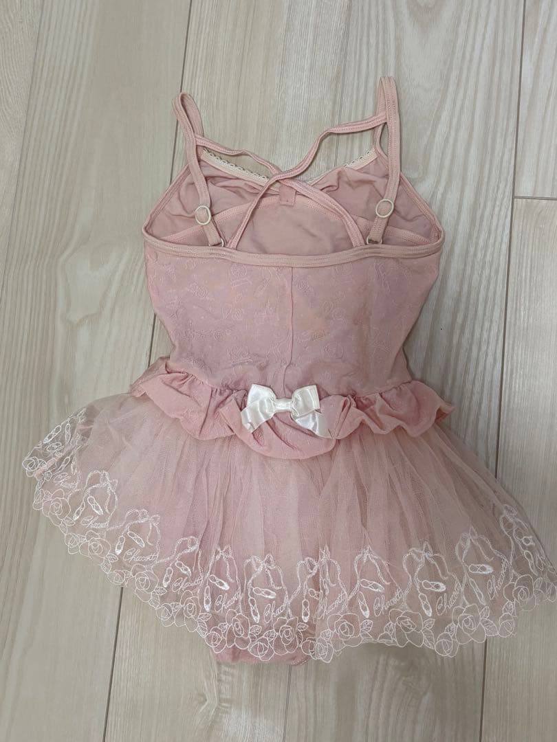 Chacott チュチュ付きレオタード 130K ピンク