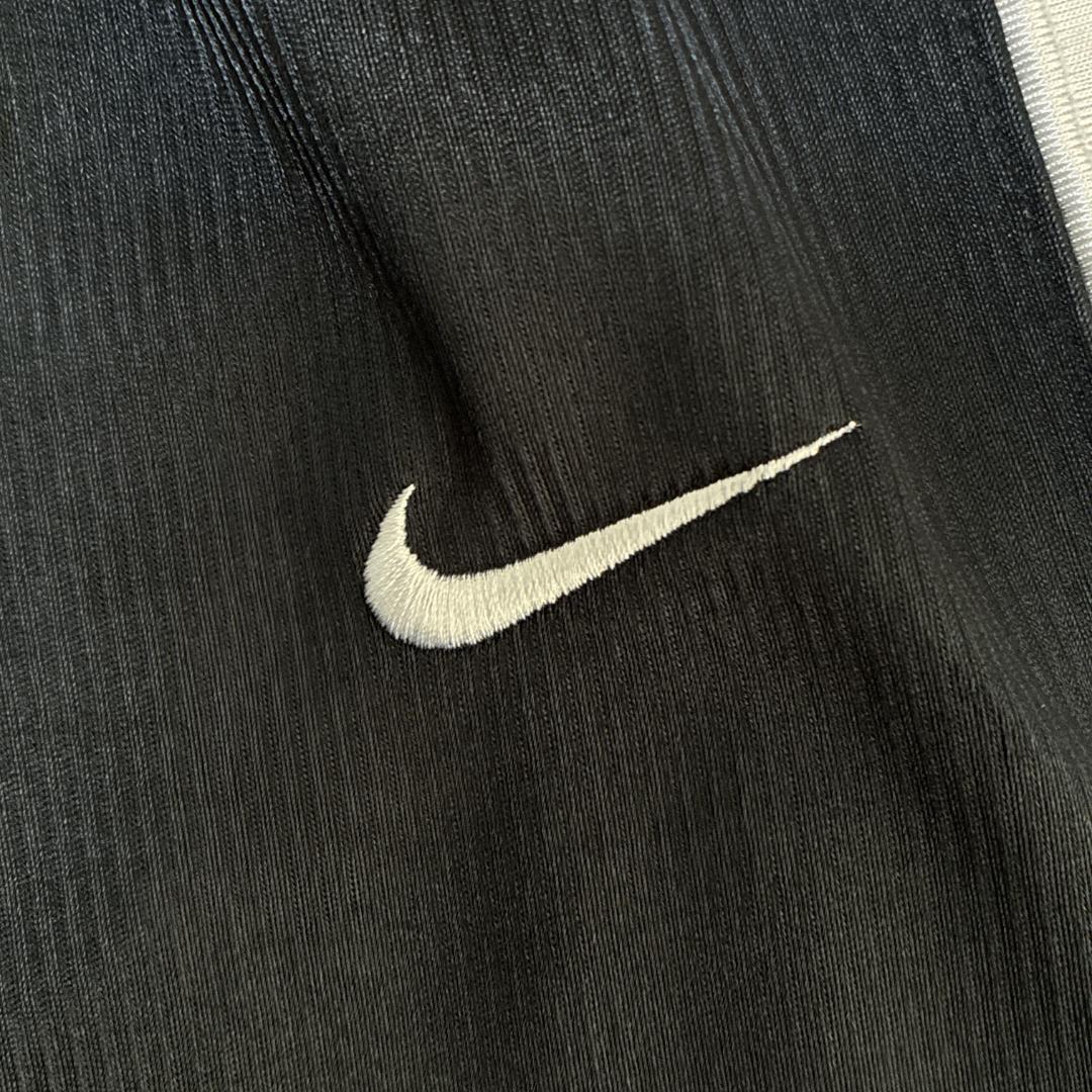 NIKE ナイキ バスケパンツ バスパン ハーフパンツ 刺繍ロゴ 黒 切替 L