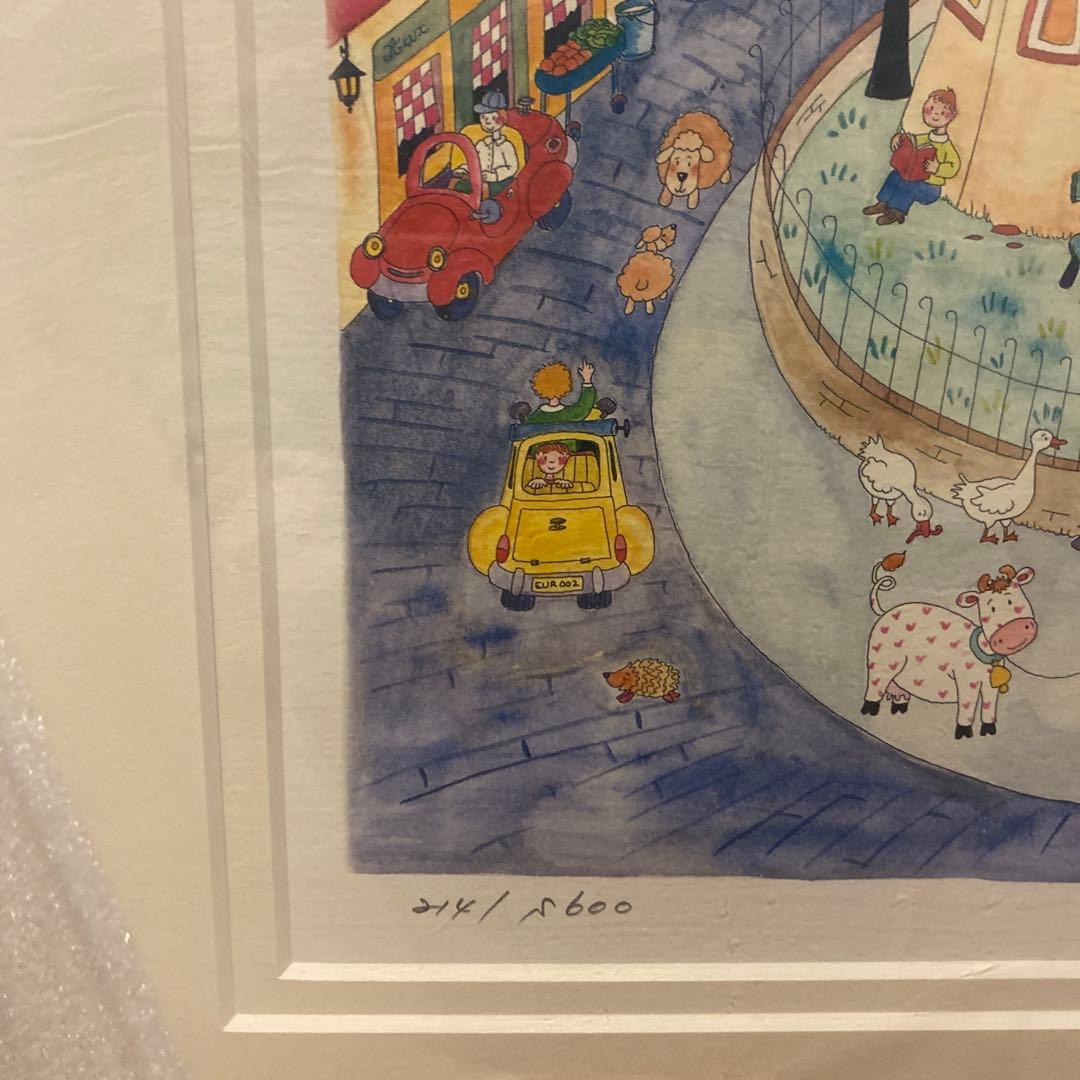 作家クリーブ　版画絵画　村の結婚式　2
