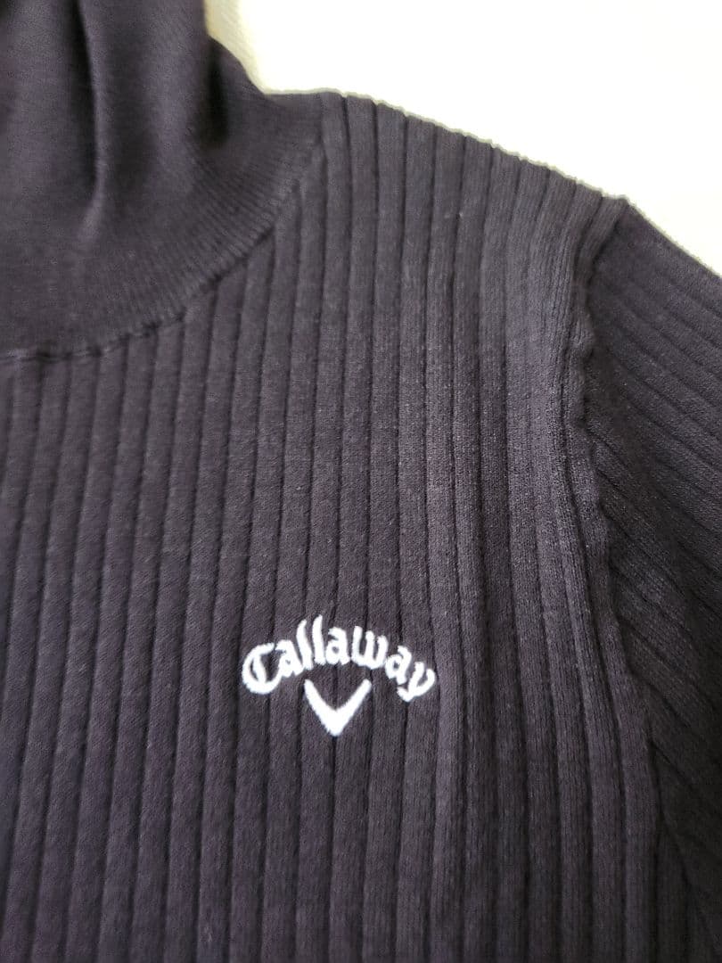 【新品 未使用】Callaway レディース タートルネックセーター 黒