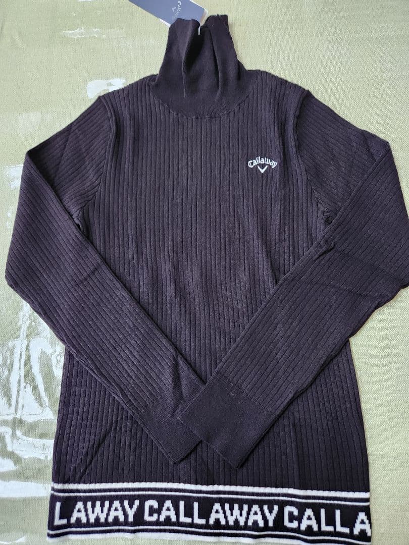 【新品 未使用】Callaway レディース タートルネックセーター 黒