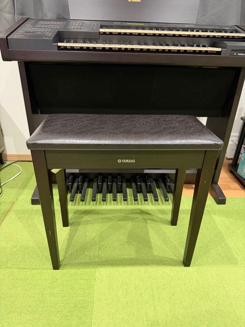 福&茶 YAMAHAエレクトーンEL-100鍵盤カバー、椅子付