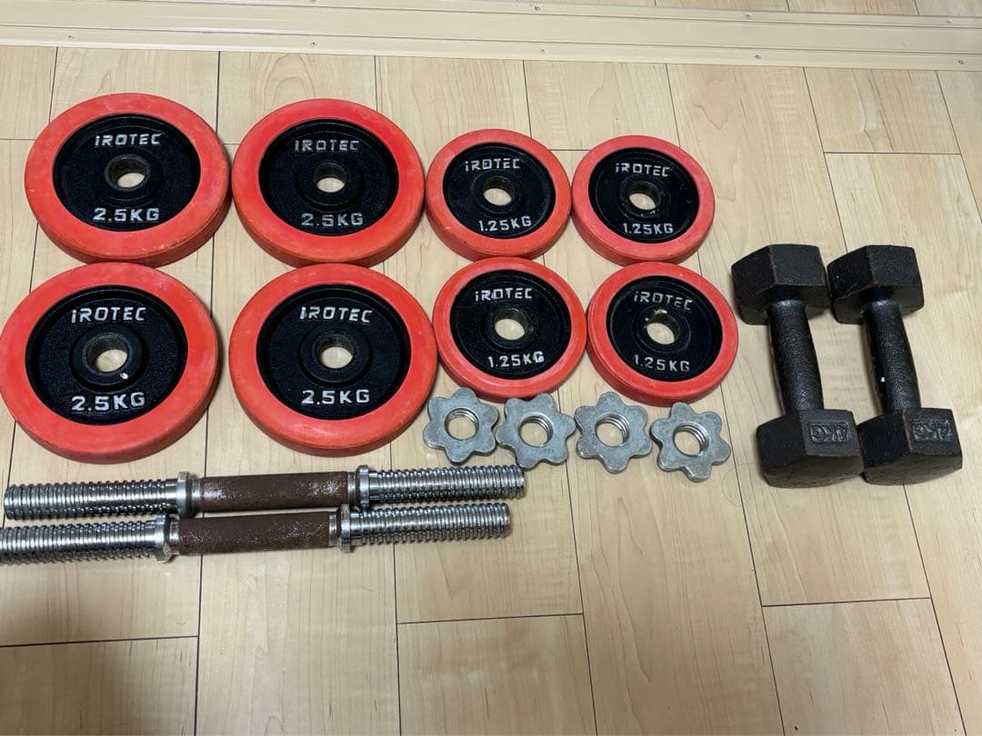 アイロテック　ダンベル　10Kg 2セット＋4kgダンベル×2