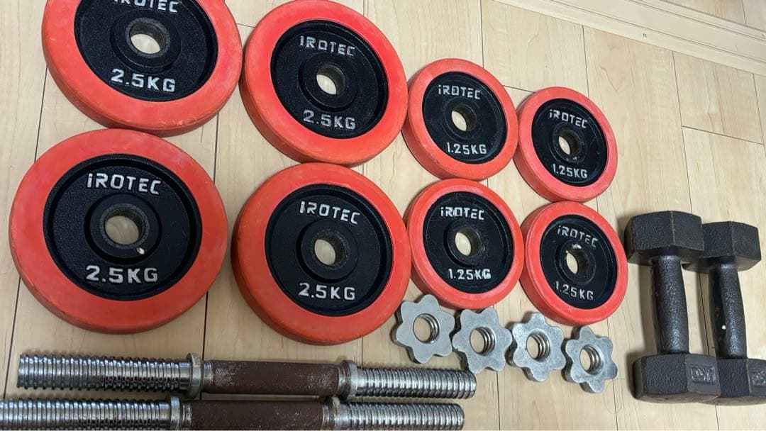 アイロテック　ダンベル　10Kg 2セット＋4kgダンベル×2