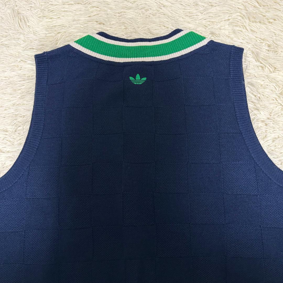 新品タグ付　adidas　アディダス　ゴルフ　ニットベスト　セーター　L
