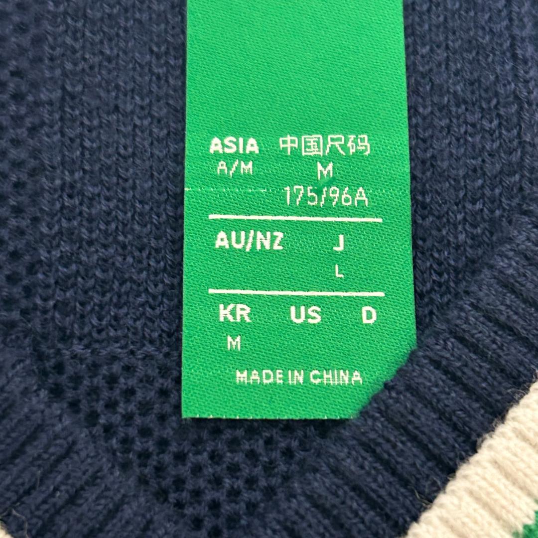 新品タグ付　adidas　アディダス　ゴルフ　ニットベスト　セーター　L