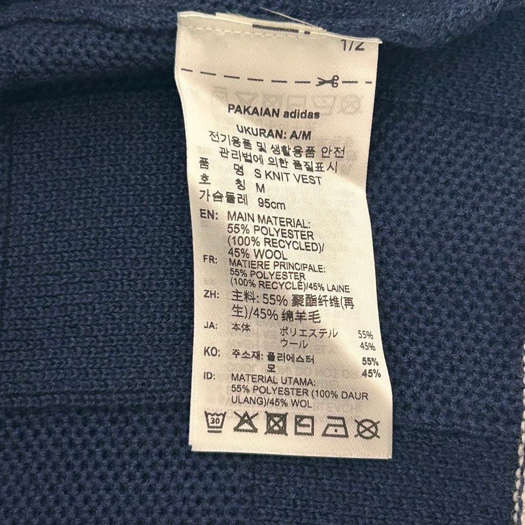 新品タグ付　adidas　アディダス　ゴルフ　ニットベスト　セーター　L
