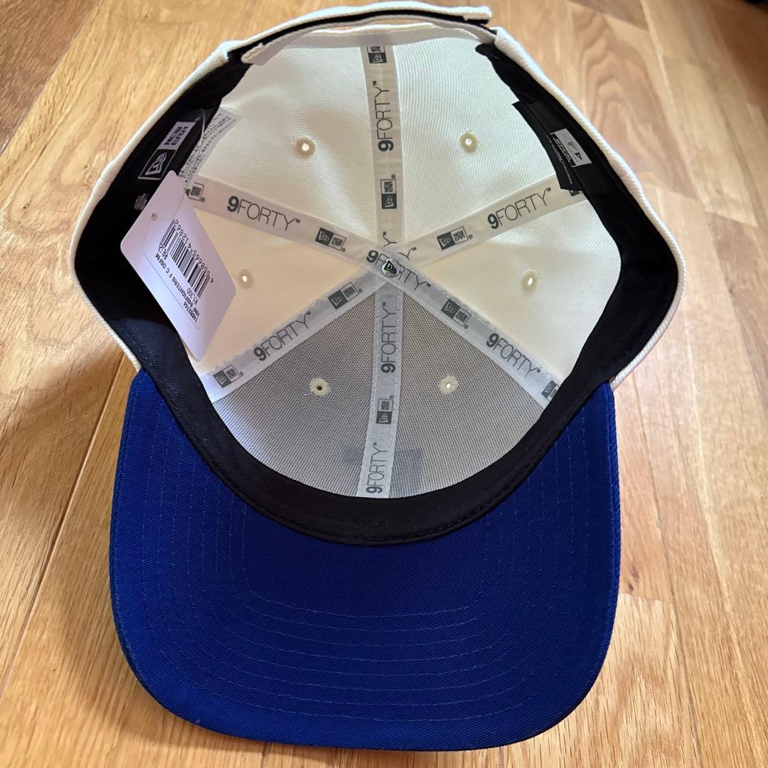 北海道日本ハムファイターズNEW ERA 9fortyキャップ　ブルー×ホワイト
