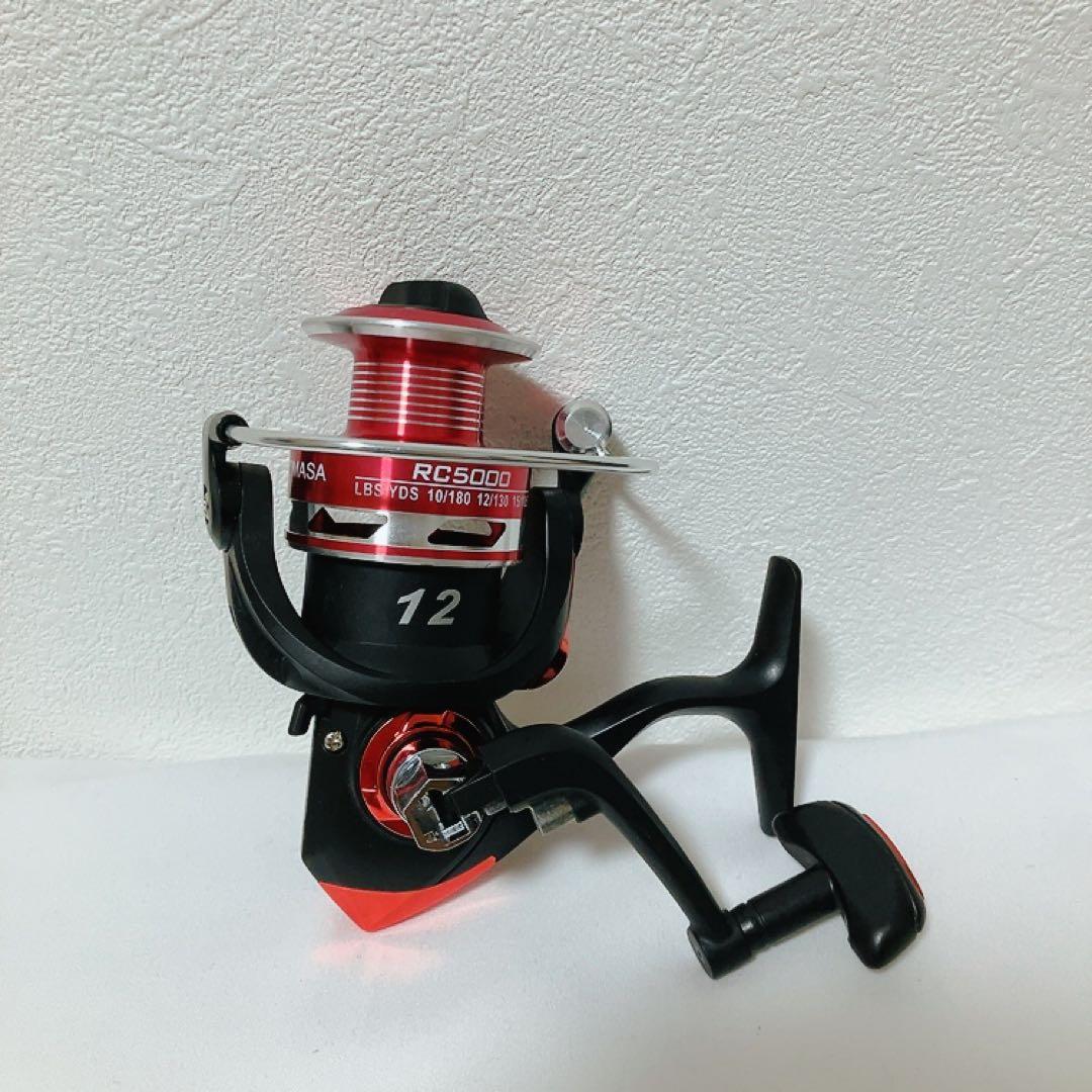 ☆スピニングリール ROMASA RC5000 レッド 赤 釣り 釣具