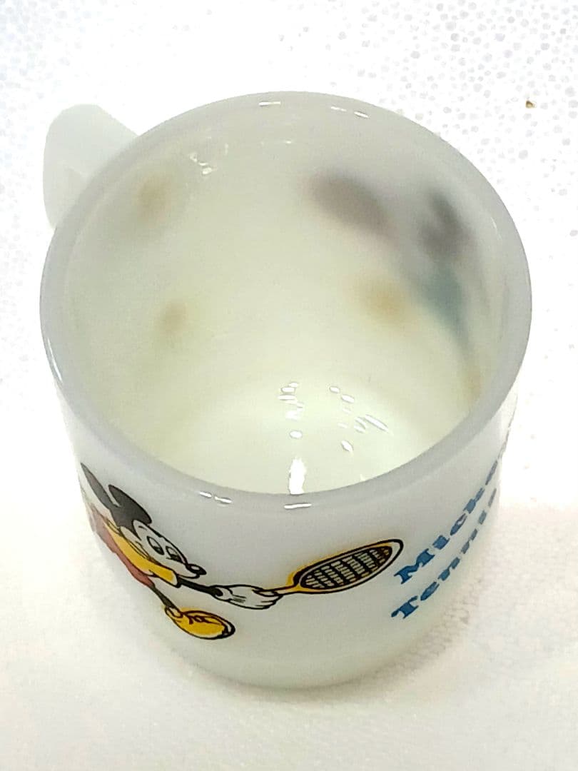 ファイヤーキング ミッキー&ミニー「ミッキーテニス」マグカップ＊未使用