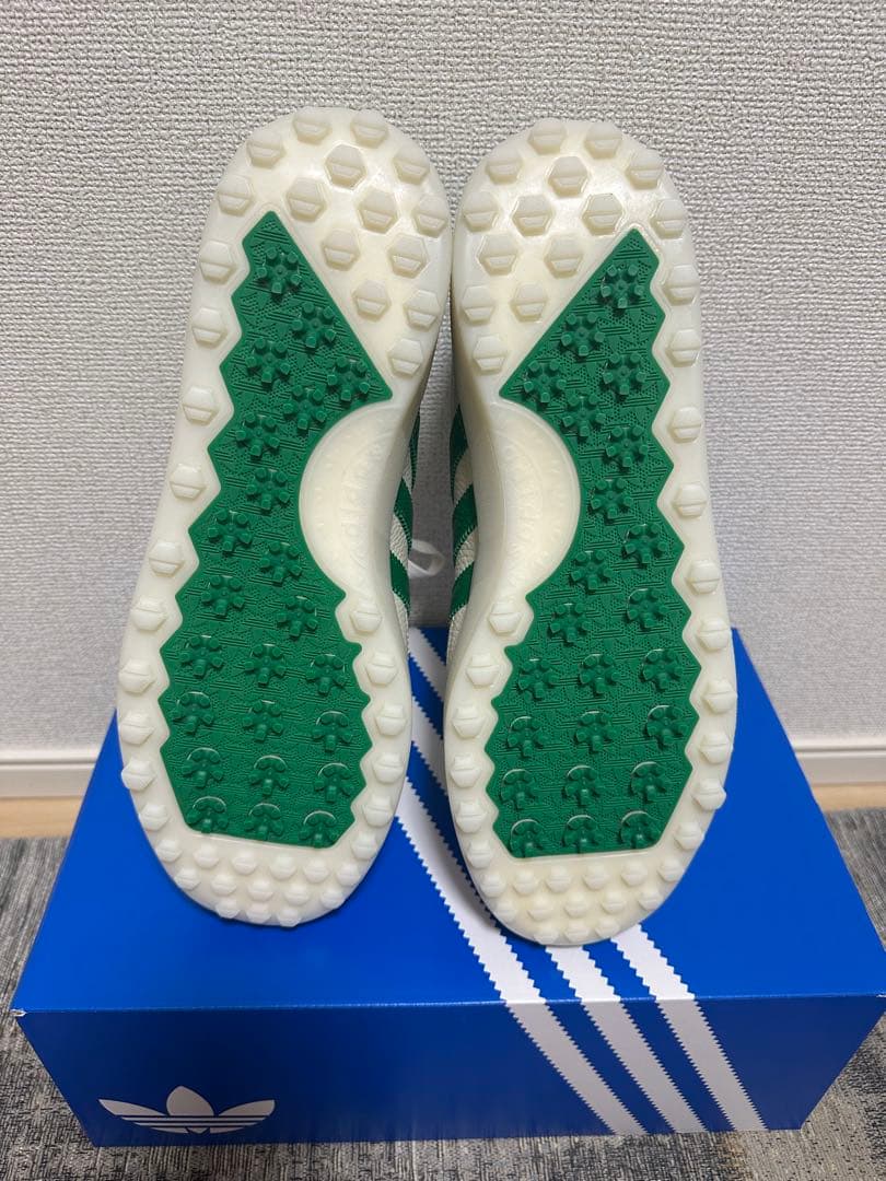 adidas ゴルフシューズ　ホワイト/グリーン
