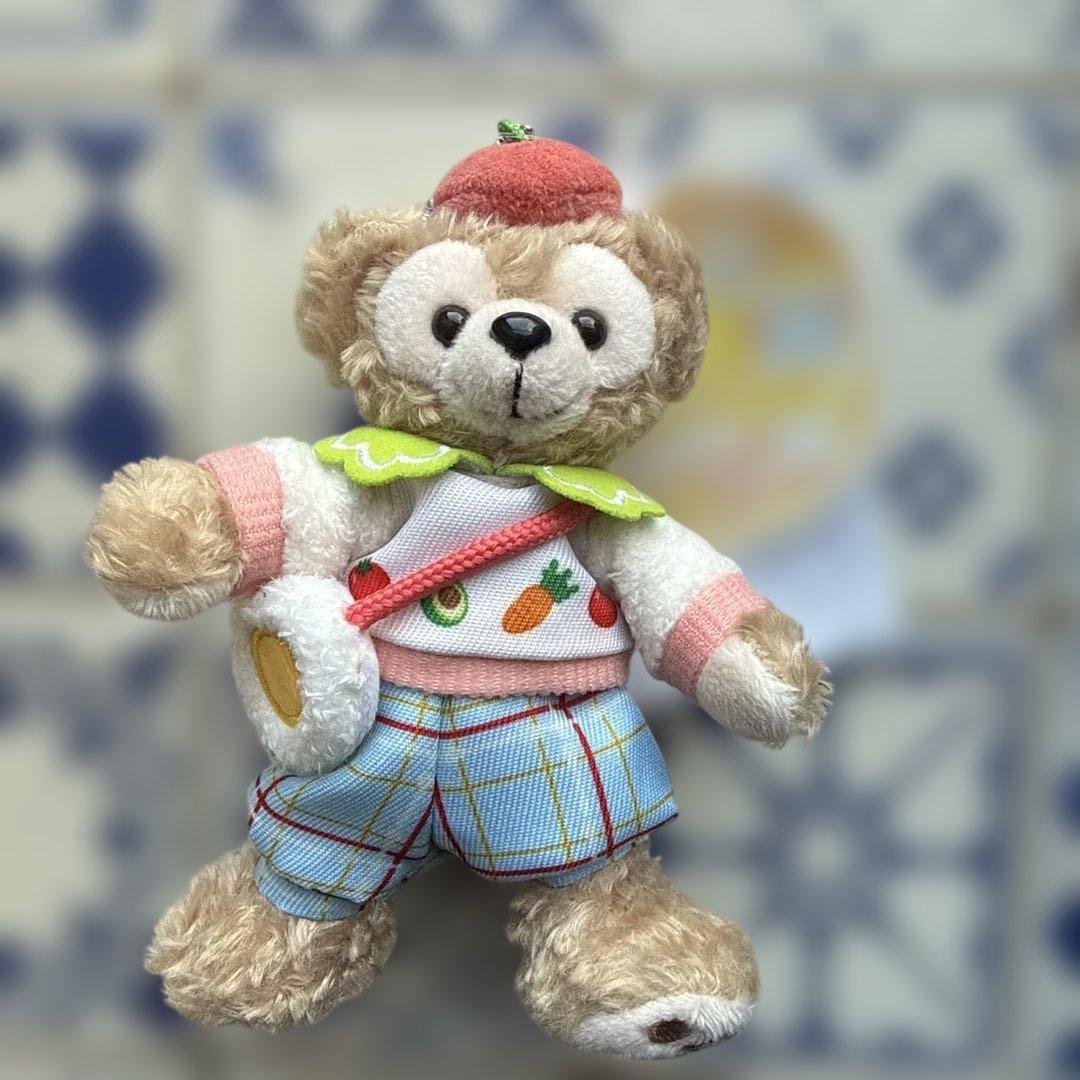 ダッフィー　ぬいぐるみバッジ　チャーム　ストラップ　ディズニー