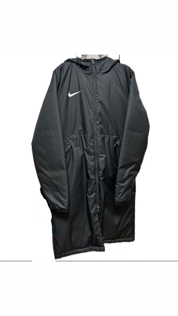 Nike ブラック ベンチコート