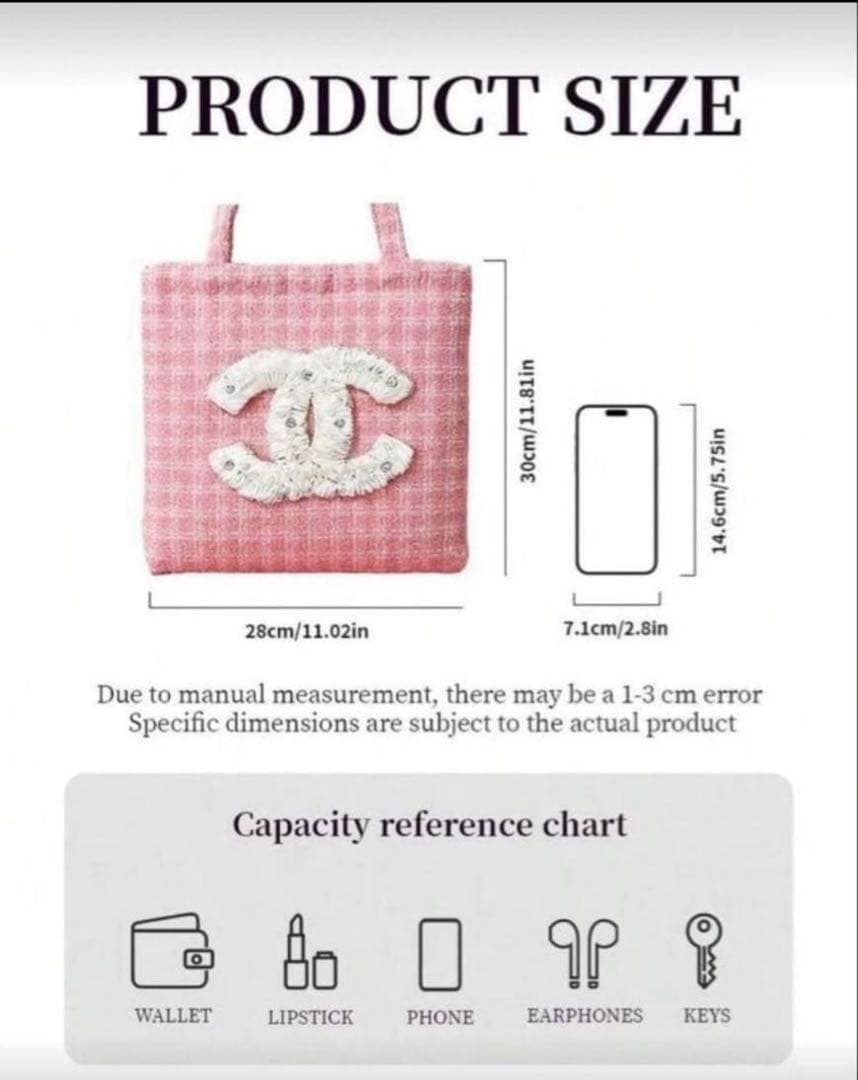 新品未使用 CHANEL シフォンココマークトートバッグ VIP