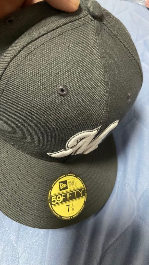 New era 千葉ロッテマリーンズ　7 7/8 グレー