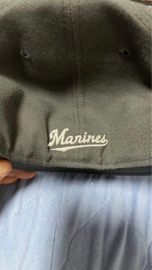 New era 千葉ロッテマリーンズ　7 7/8 グレー
