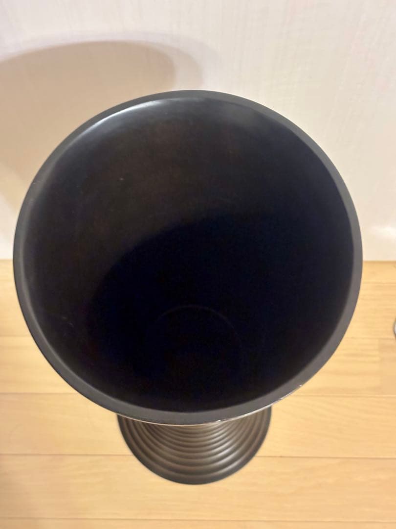 美品　アジアン雑貨 高さ61cm木製 モダンなフラワーベース